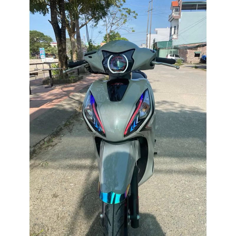 Bộ Đèn Bi Cầu Cho Xe Vision 22-24 Mắt quỷ Chỉnh app Mạch Auto passing liên quan