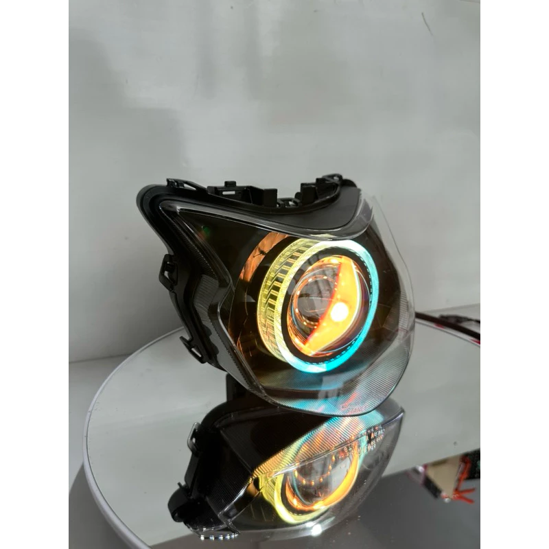 Bi Cầu Xe Vision 2021-2025 Độ Sẵn Bi KZ S600Pro V2 Công 75w Lazer , Vòng 3D + Mắt Quỷ Đổi Màu liên quan